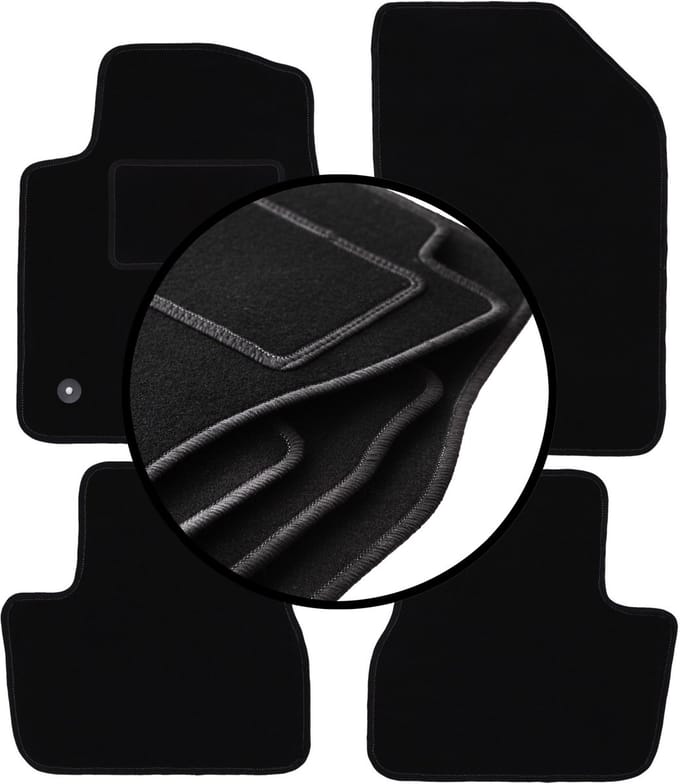 Complete set veloursmatten voor: Peugeot 2008 I crossover (2013-2019)