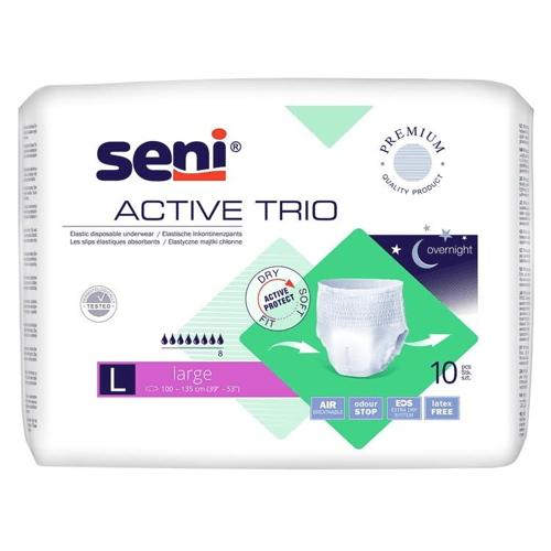 Seni Active Trio Large - 8 pakken van 10 stuks