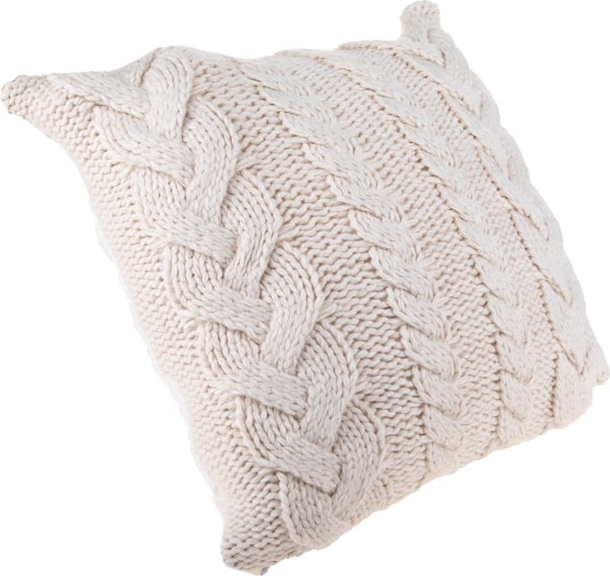 Bianchidino - Stoffen kussen beige met patroon