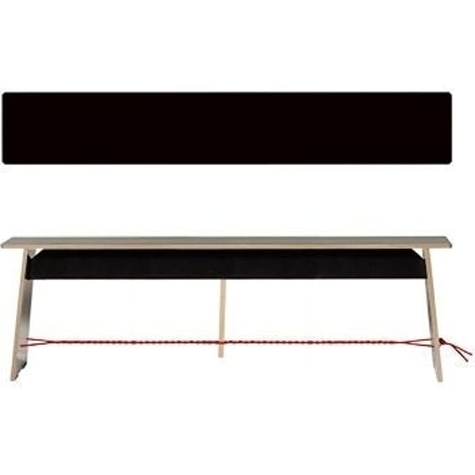 Moormann - Lange Max - Linoleum zwart - rood touw - M