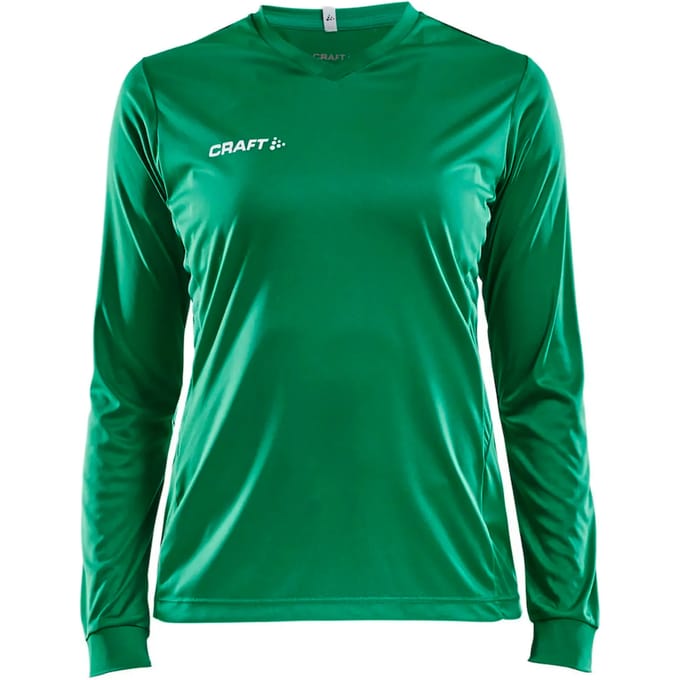 Craft Squad Jersey Solid LS W 1906885 - Team Green - M