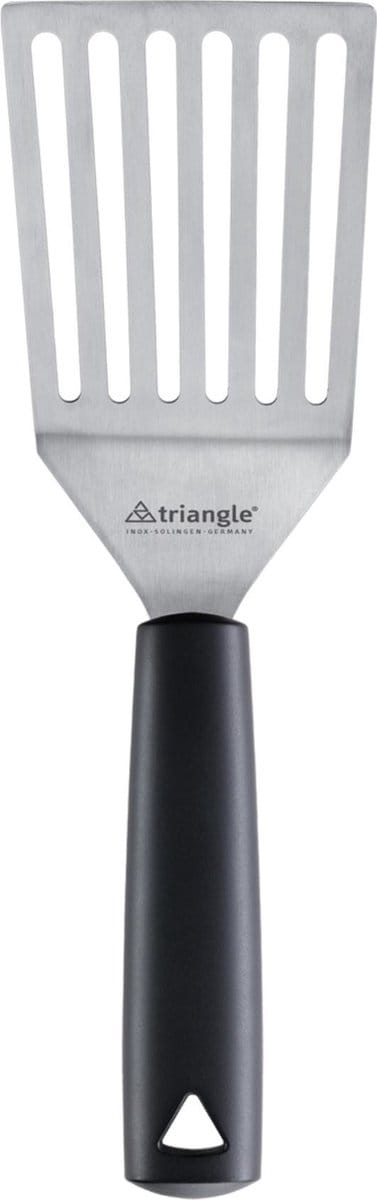 Triangle Paletmes met Knik en Gleuven – Multifunctioneel RVS – 28,5 cm – Duurzaam Heft