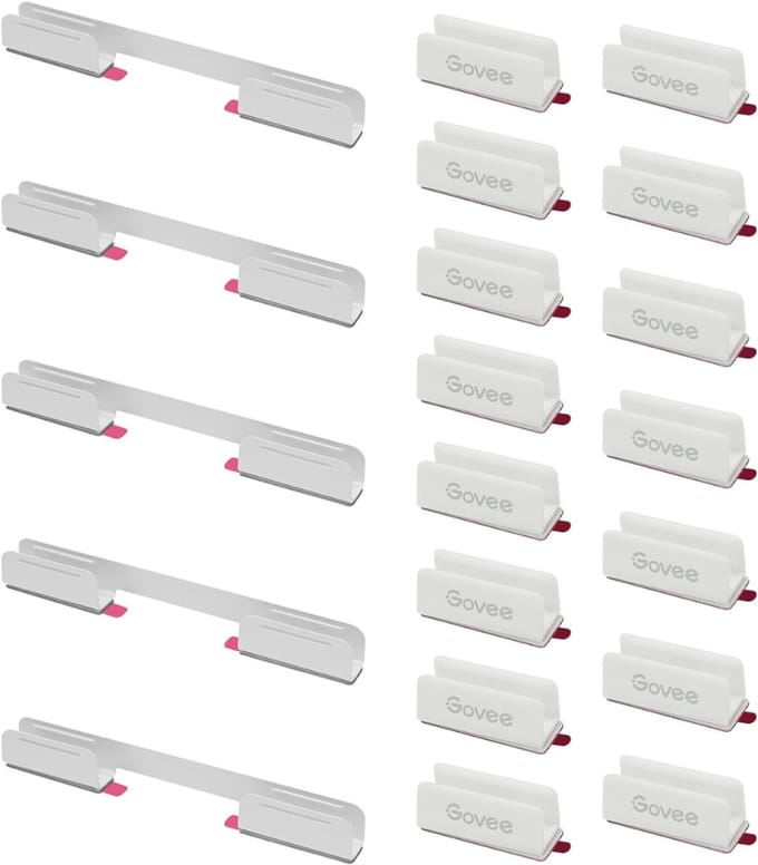 Govee witte montageclips Neon Rope Light 2 - set van 20 clips