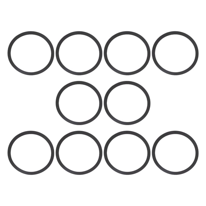 10 Stuks Luidspreker Afdichtingsring EVA Schokabsorberend Geluidsdempend Antislip 190mm Buiten Diameter Luidspreker Afdichtring white