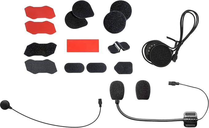 Universele Bluetooth Headset & Intercom Set voor Motorhelm - Low Profile Communicatie