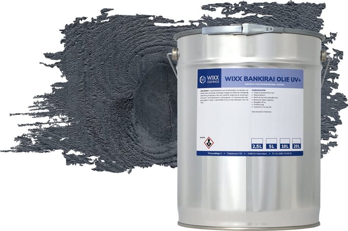 Wixx Bankirai Olie UV+ - 20L - Zwart