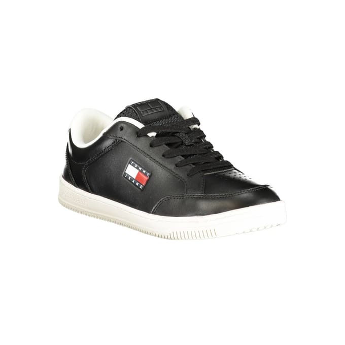 Tommy Hilfiger Zwarte Polyurethaan Heren Sneaker