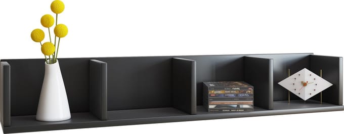 Houten wandplank Hangende plank Wandplank Plank Honsa