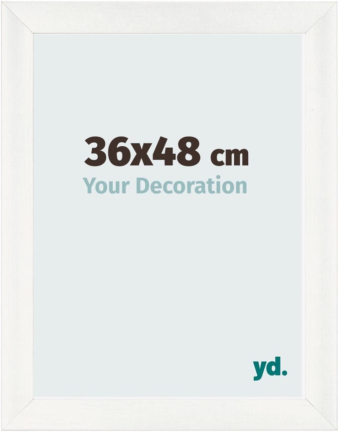 Your Decoration - Fotolijst 36x48 cm - MDF - Wit Geveegd - Pisa
