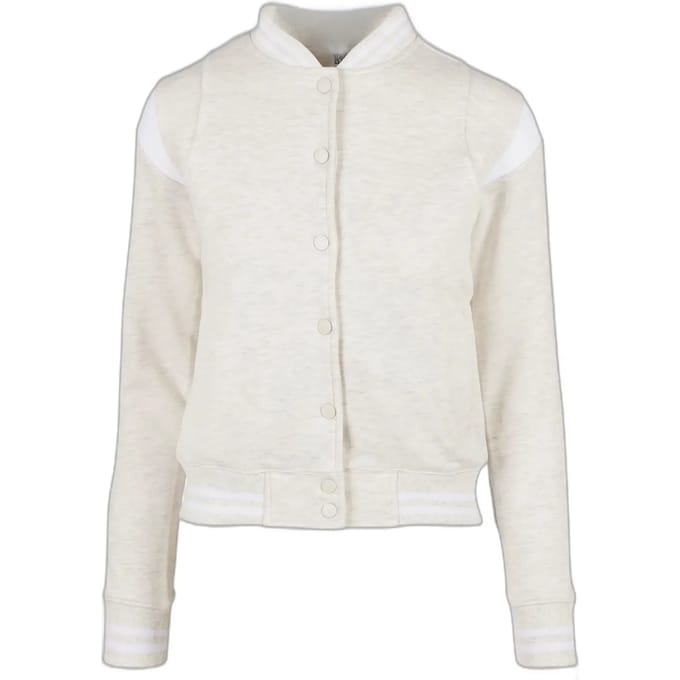 Urban Classics - Inset Sweat College jacket - 4XL - Grijs