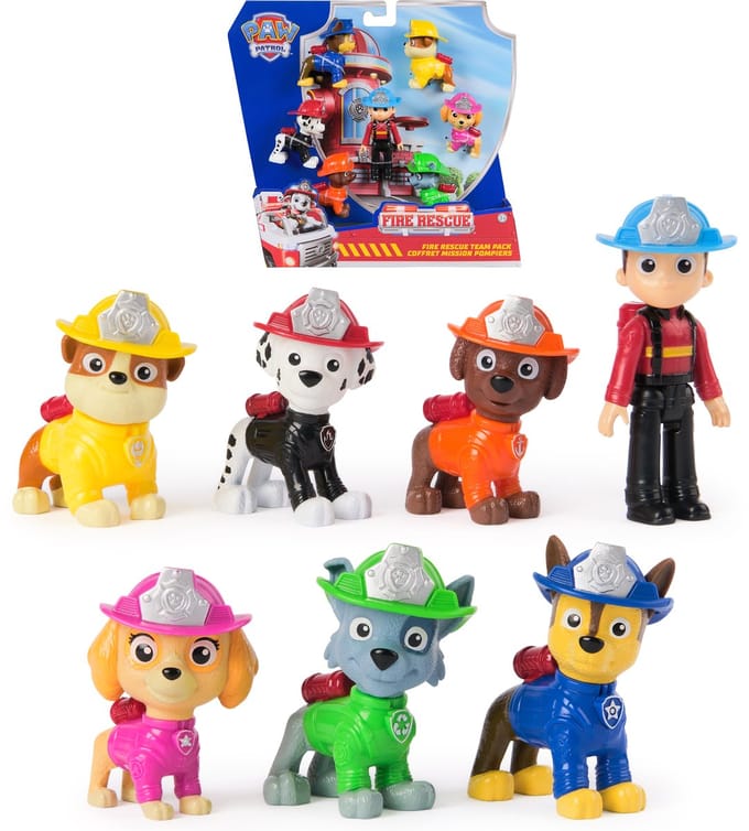 Spinmaster PAW Patrol Fire Rescue - 7 Figures Gift Pack Speelfiguren & personages