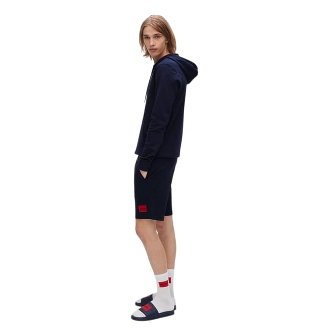 Hugo Heren Fleece Sweat Shorts (Marine)