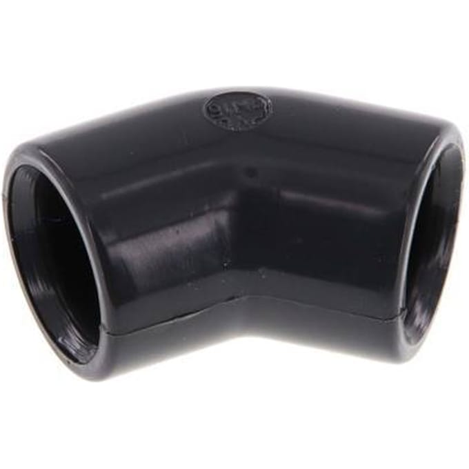 PVC 45 graden L-Fitting Lijmmof 16x23mm [5 stuks]