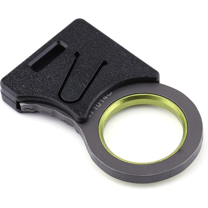 Mini EDC Tool Outdoor Survival Haakmes Schootgordel Snijden Duimgrip Sleutelhanger black