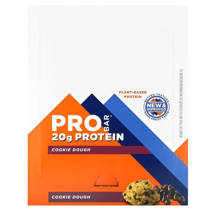ProBar, barre protéinée, pâte à cookie, 12 barres, 70 g (2,47 oz) chaque