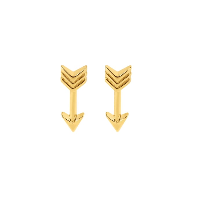 Goud Plated Pijl Oorknopjes