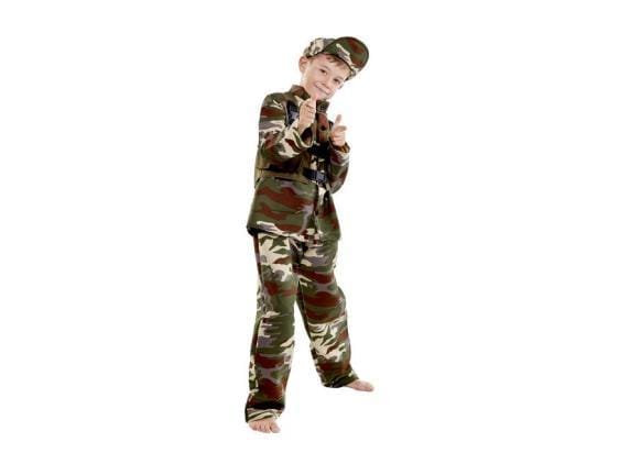 Dreamland Verkleedpak Militair maat 164 Feestkleding
