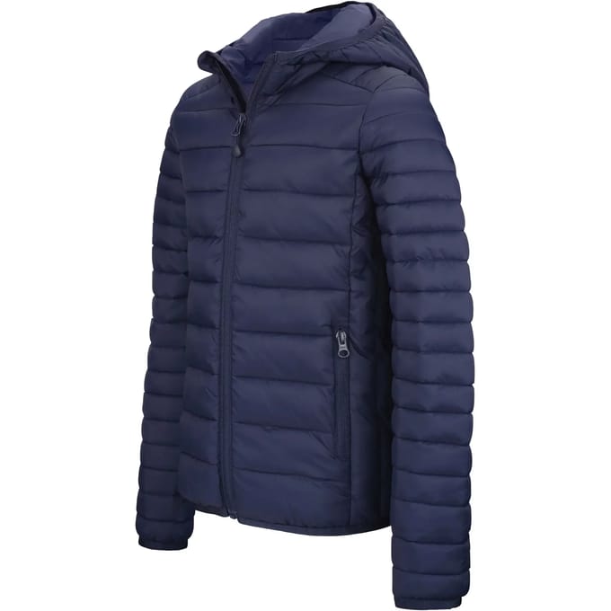 Kariban Lichte kinderjas met capuchon K6112 - Navy - 10/12 Y (10/12 ans)