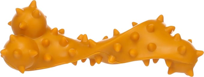FLAMINGO - SPEELGOED PUPPY RUBBER BEEN BANTY 12x4,1x3CM