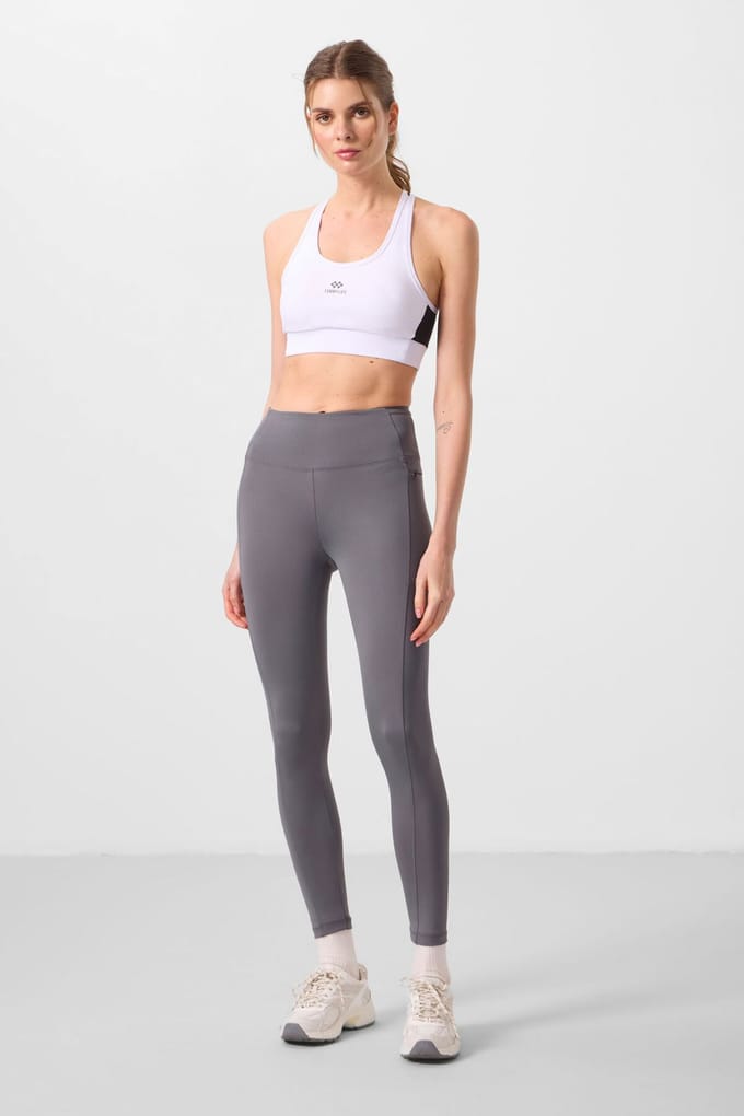 Hoge Taille Skinny Leggings Met Zak