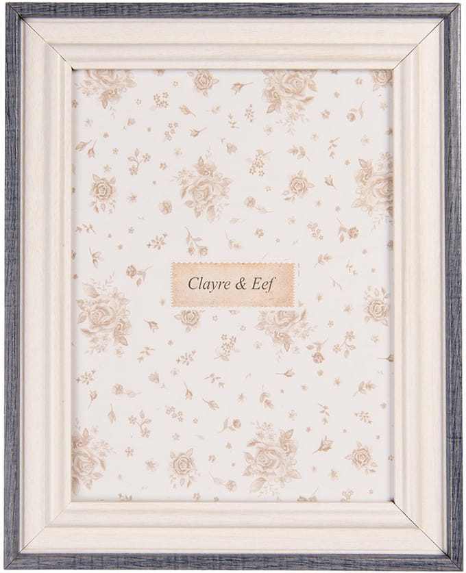 Clayre & Eef Fotolijst 15x20 cm Wit MDF