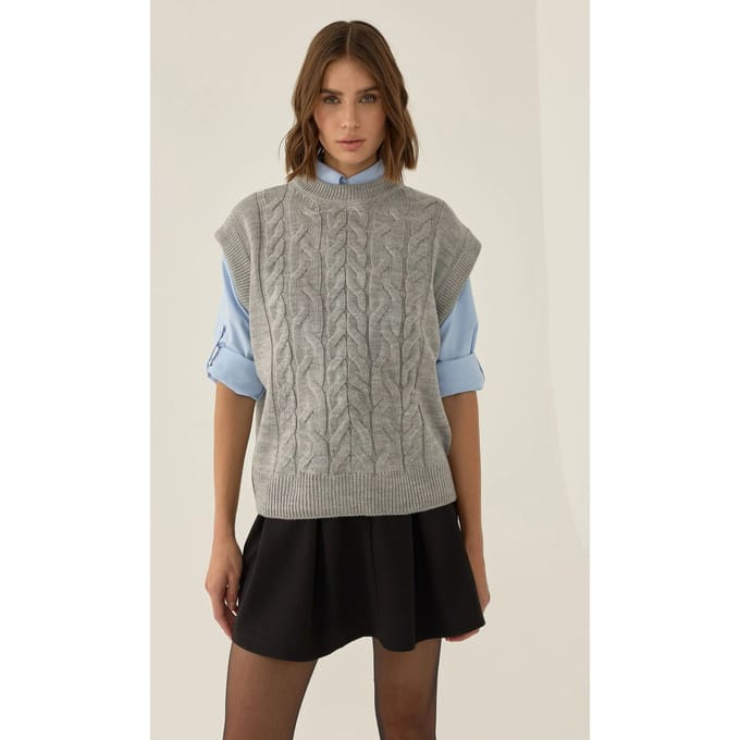 Haarvlechtpatroon Sweater Vest