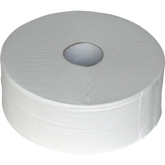 Toiletpapier Euro Products P4 jumbo groot 2-laags 380m wit 240038