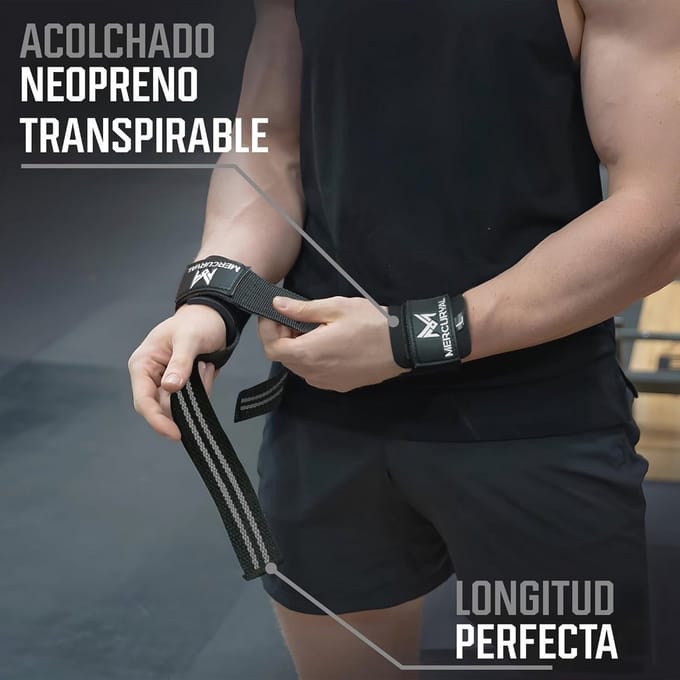 Verstelbare Polsbandages voor Gewichtheffen en Powerlifting - Training Straps