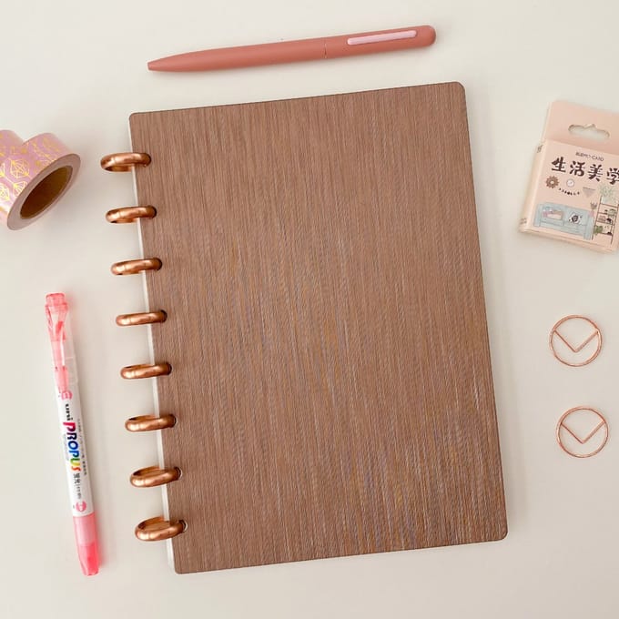 Zody Journal - Discbound Bullet Journal A5 - Hervulbaar - Champagne