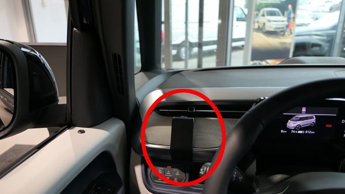 Brodit ProClip houder geschikt voor volkswagen ID.Buzz 2023-2024 Left mount