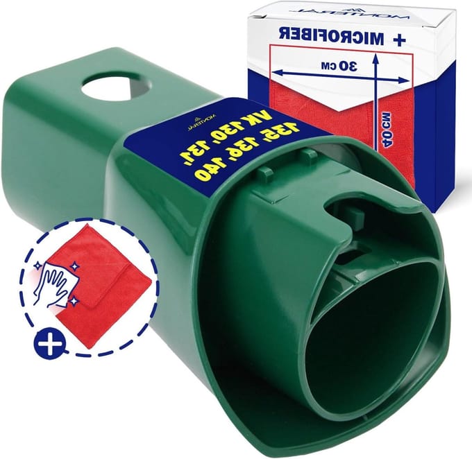 Stofzuigeradapter - Adapter Vorwerk Koppeling - Oude Accessoires Gebruiken - Niet-geëlektrificeerd - 30 x 40 mm - Grijs