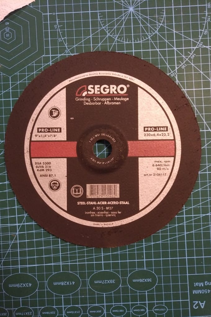 Segro Afbraamschijf 230x6.4x22.2 MM