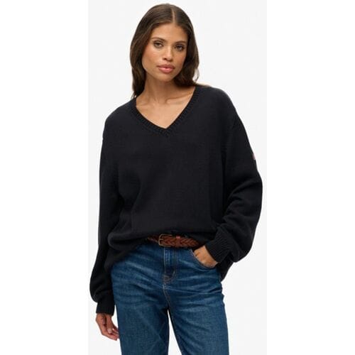 Oversized col V trui voor dames Superdry