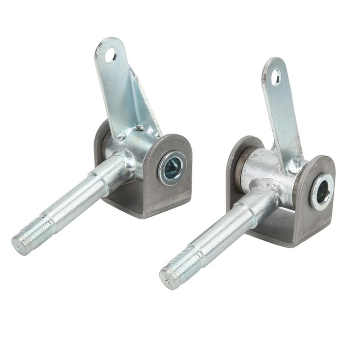 2 stuks M16 Rechts Links Staallegering Spindelbeugel Set voor Go-kart Accessoires gray
