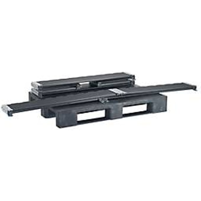 Opzetframe voor pallets, 6 scharnieren, 4 st., 800 x 1200 x 200 mm