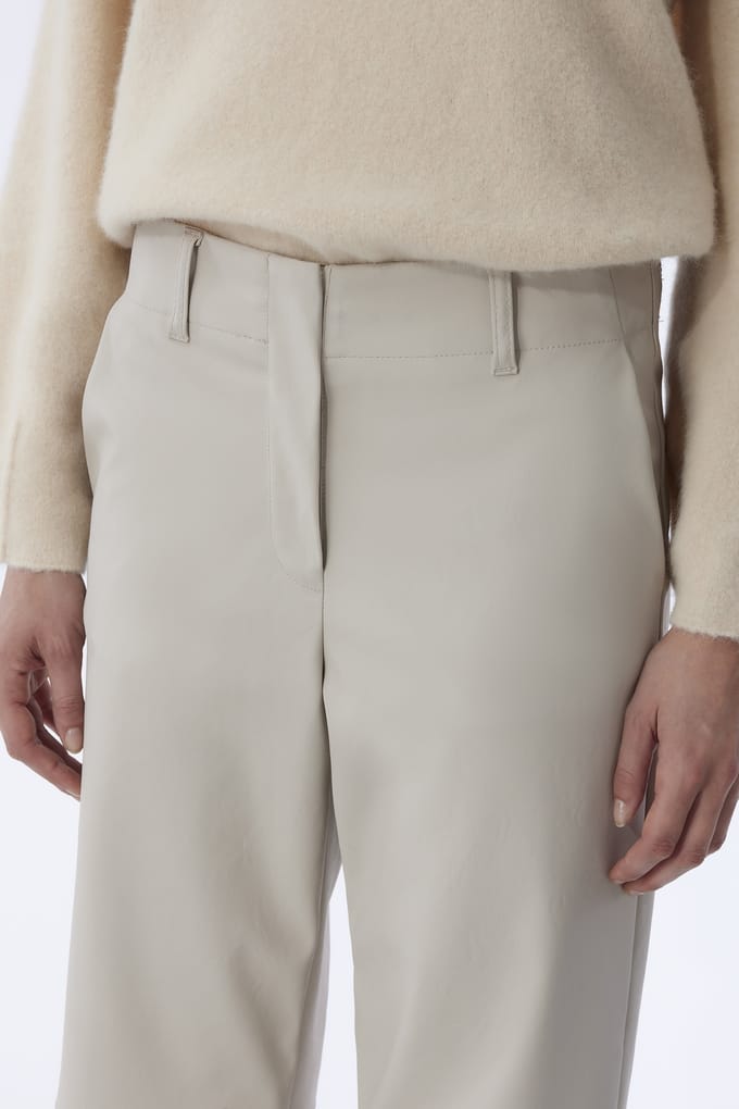 Knitted Naomi Pants Greige Maat: XL | Pantalons Outlet | Dames | Beige