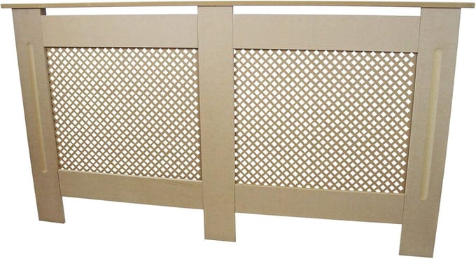 Radiatorhoes MDF - Verwarmingkast - Ruimte Besparen - Kind- en dierproof - 1515 mm - Natuurlijk