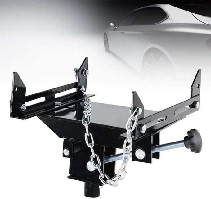 Allecto - Versnellingsbak-adapter - Auto transmissie krik - Zwart