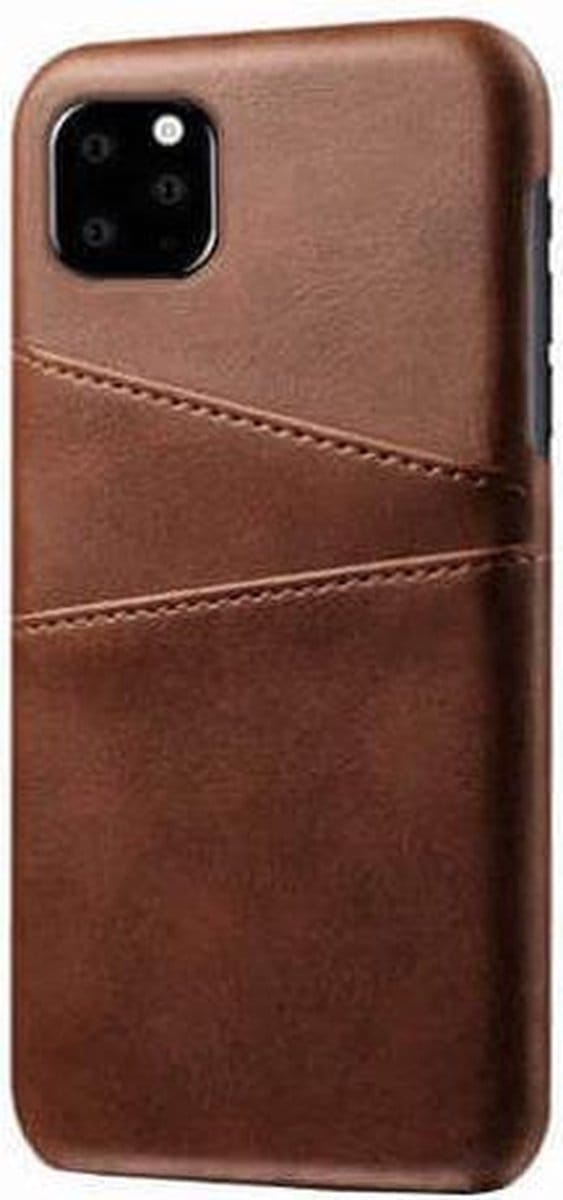 Casecentive Leren Wallet back case - iPhone 12 / iPhone 12 Pro - bruin