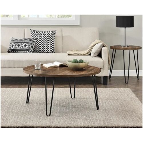 Dorel Home Endtable in gelamineerd spaanplaat walnoot