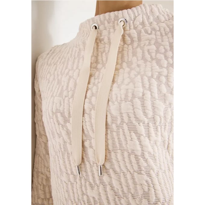 Jacquard Funnel Hals Shirt