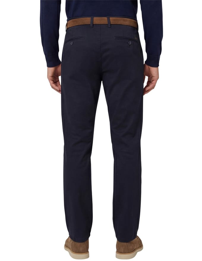 Gardeur pantalon donkerblauw effen normale fit