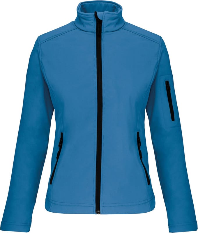 Kariban Dames softshell jas K400 - Aqua Blue - S