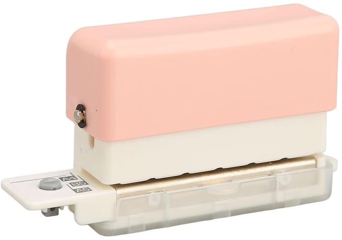 SPHProducts - 6-gaats Papierperforator - Draagbare Perforator - Geschikt voor A5 B5 A4 - Bindstrip met Meerdere Gaten - Ideaal voor DIY Documenten