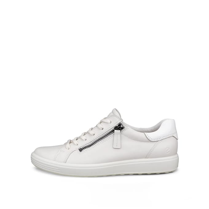 Ecco Soft 7 dames sneaker - Wit - Maat 36