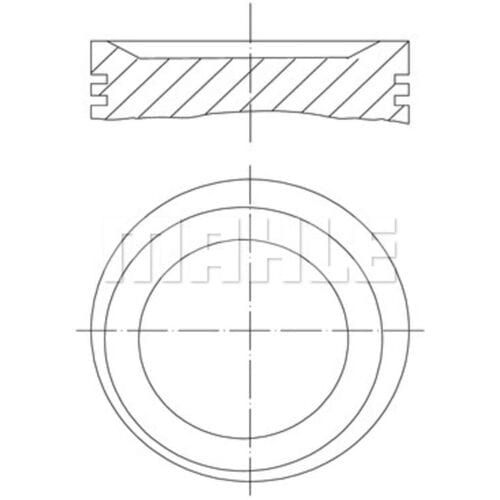 Zuiger MAHLE 011 75 01