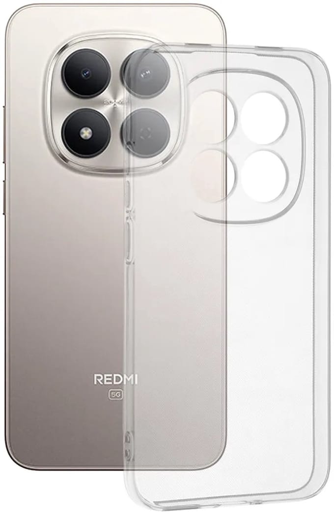 Hoesje geschikt voor Xiaomi Redmi Note 15 Pro 5G - Techsuit Clear Silicone Back Cover - Transparant