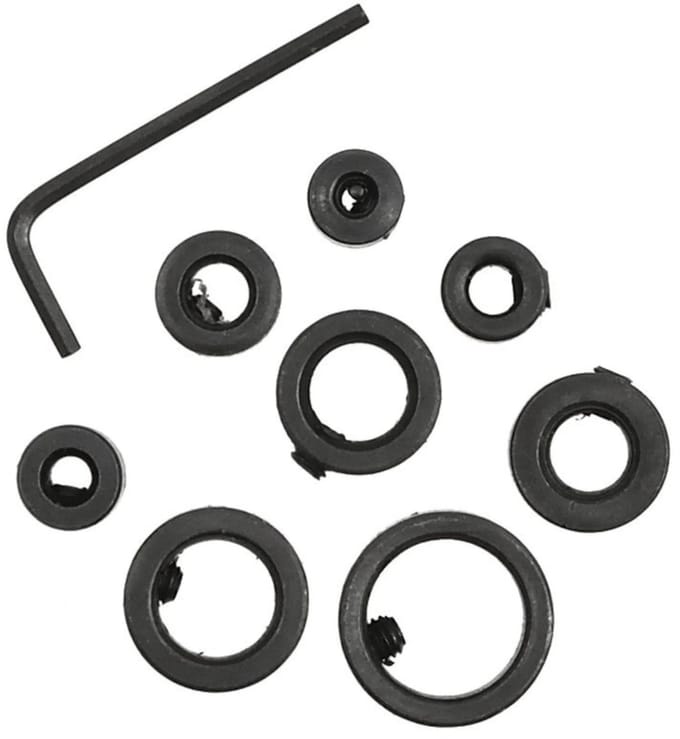 GEKO Boorset dieptestoppers - 8-delig - 3-16 mm - precisie en gemak