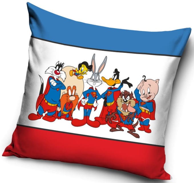 De Looney Tunes Super Hero Kussensloop 40x40 cm