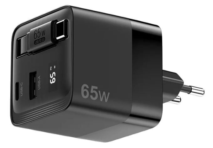 Sitecom - Wall charger - 65W - GaN - Power delivery - 0.8M